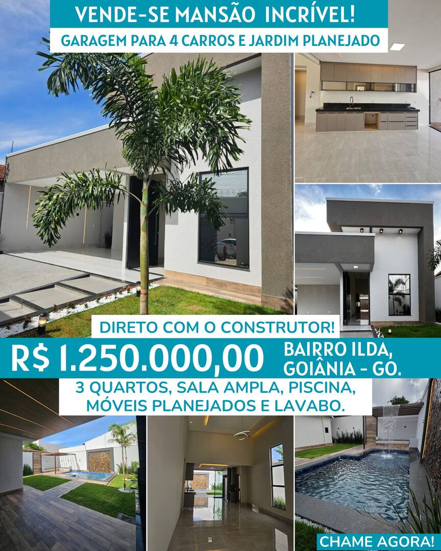 #1814-BI - Casa para Venda em Aparecida de Goiânia - GO